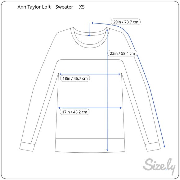 LOFT NWT Heart Dot Crewneck Sweater Size XS White Navy Office Valentines Day - Picture 12 of 12